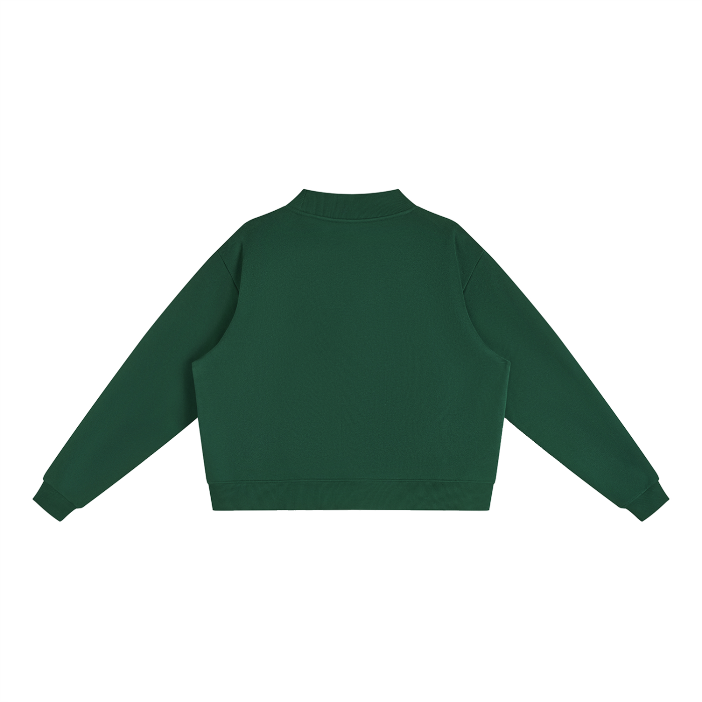Essential Fleece Mock-Neck Crew Sweatshirt - Central Logo