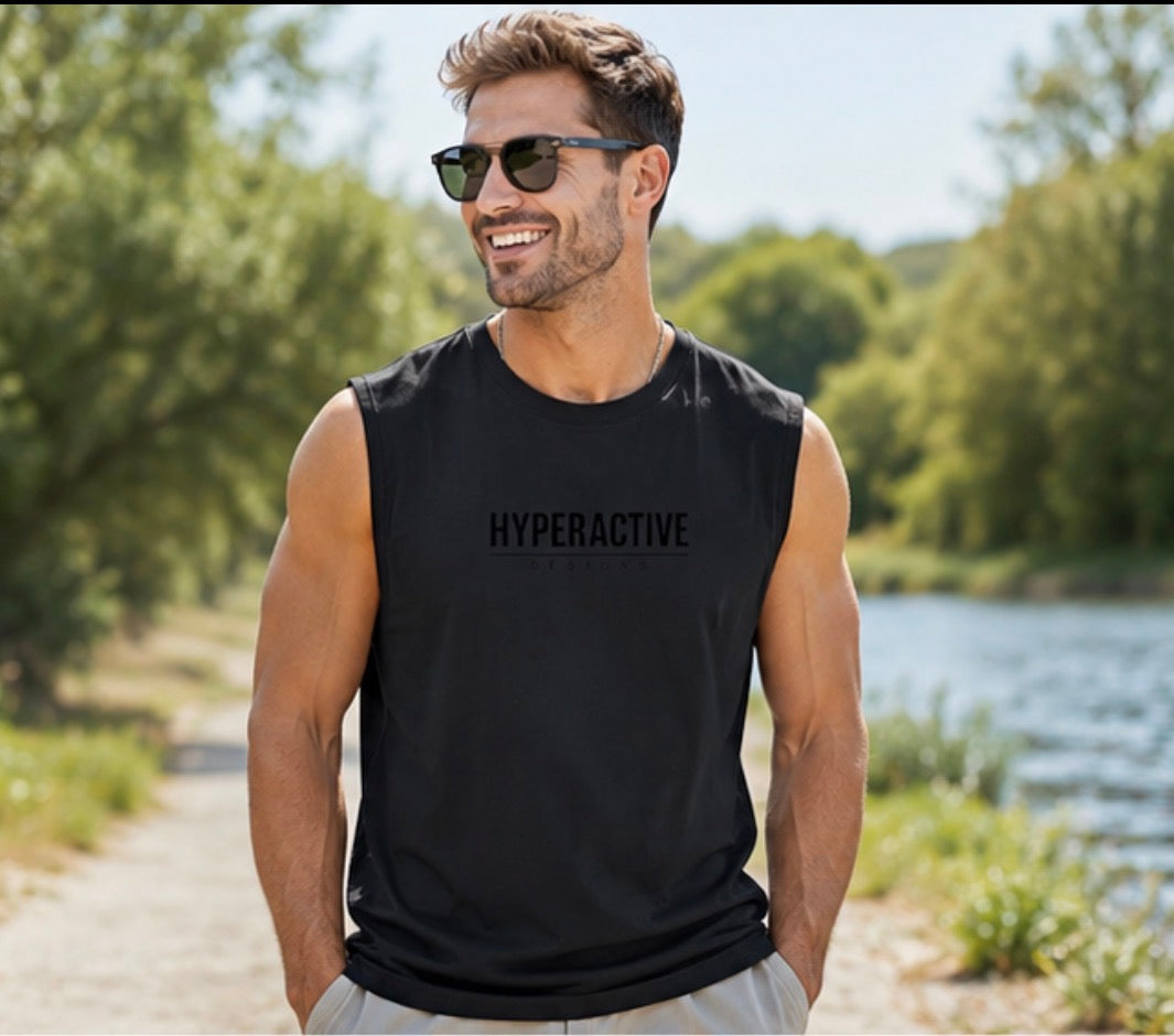 Men's Sleeveless Cotton Tank Top