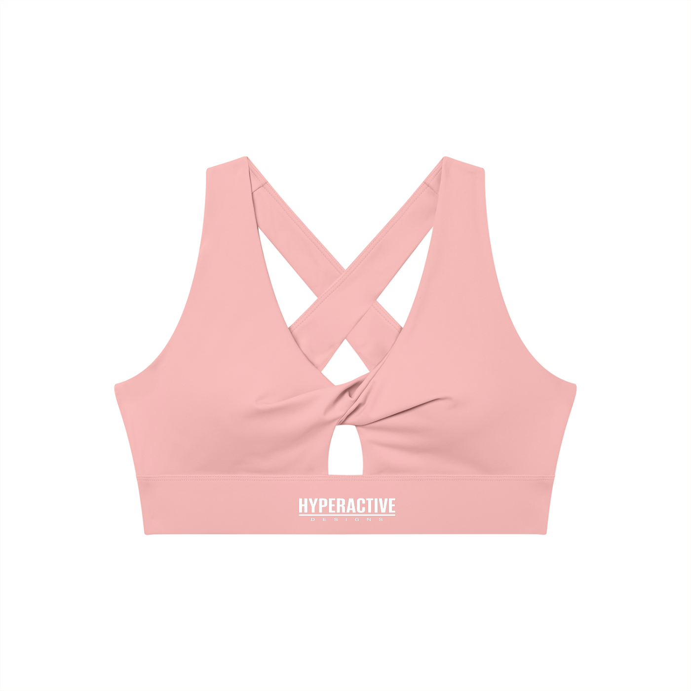 Women's Twist Front V-Neck Sports Bra
