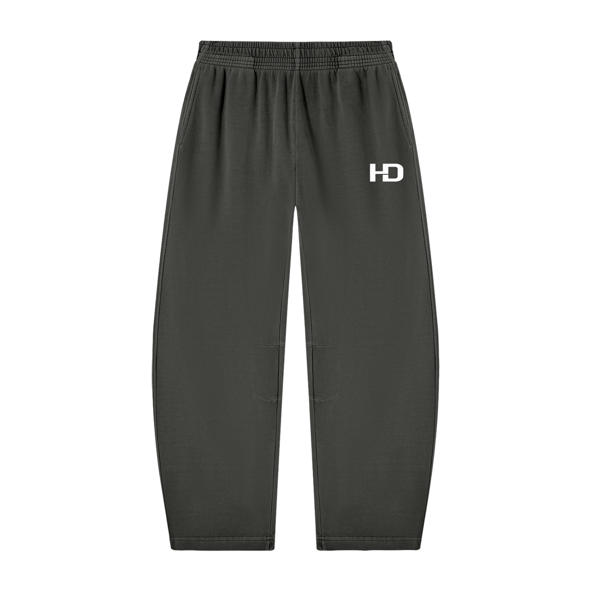 Unisex Vintage Washed Barrel Leg Sweatpants