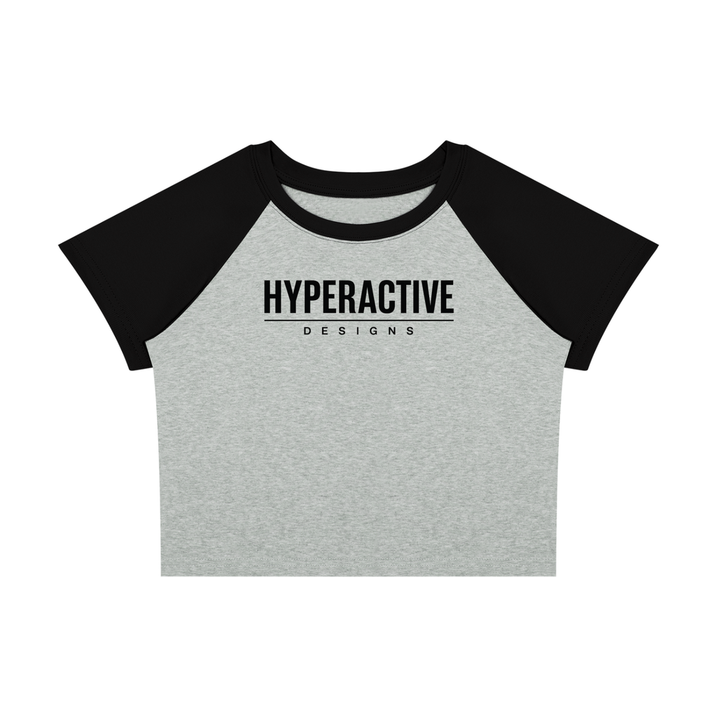 Women’s Slim Fit Raglan Color Block Baby T-Shirt