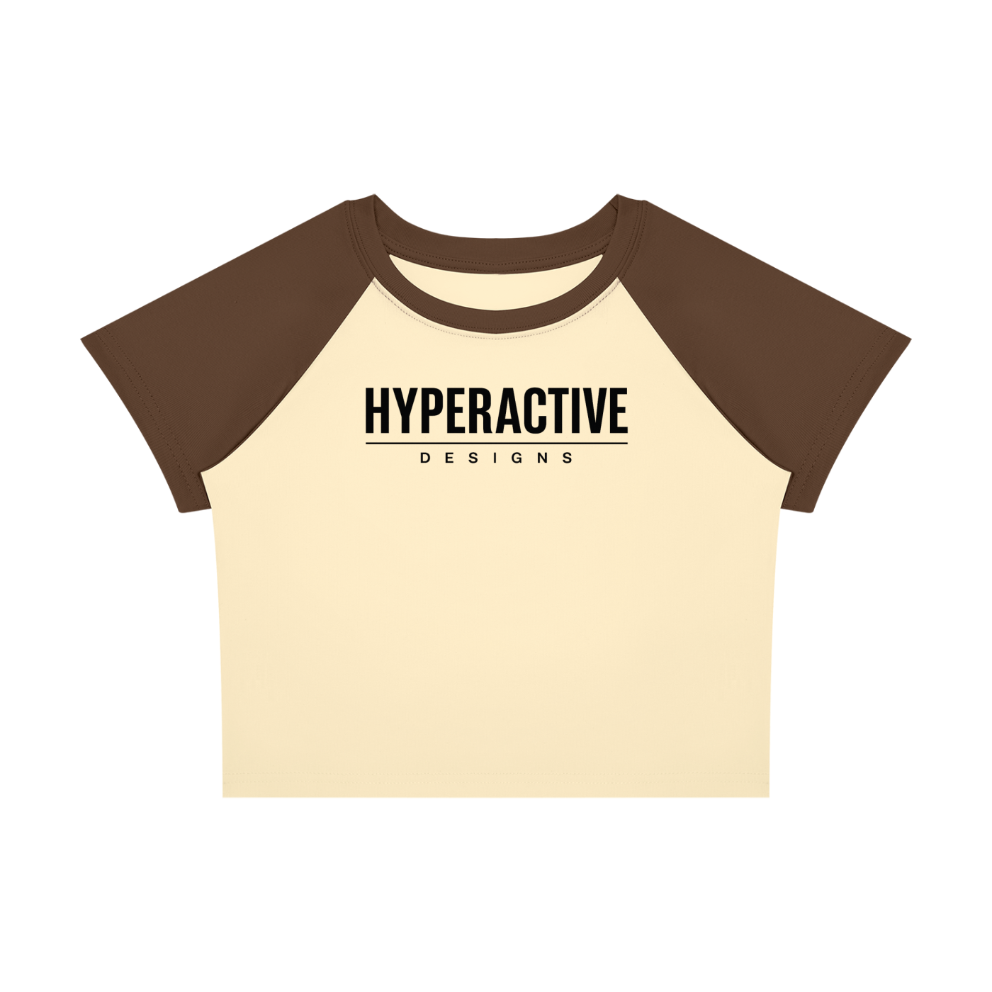 Women’s Slim Fit Raglan Color Block Baby T-Shirt