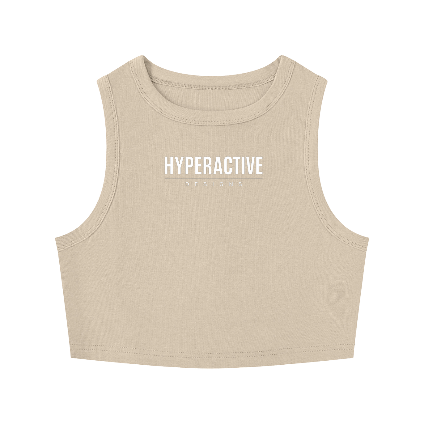 Women's Tight Crewneck Crop Tank Top