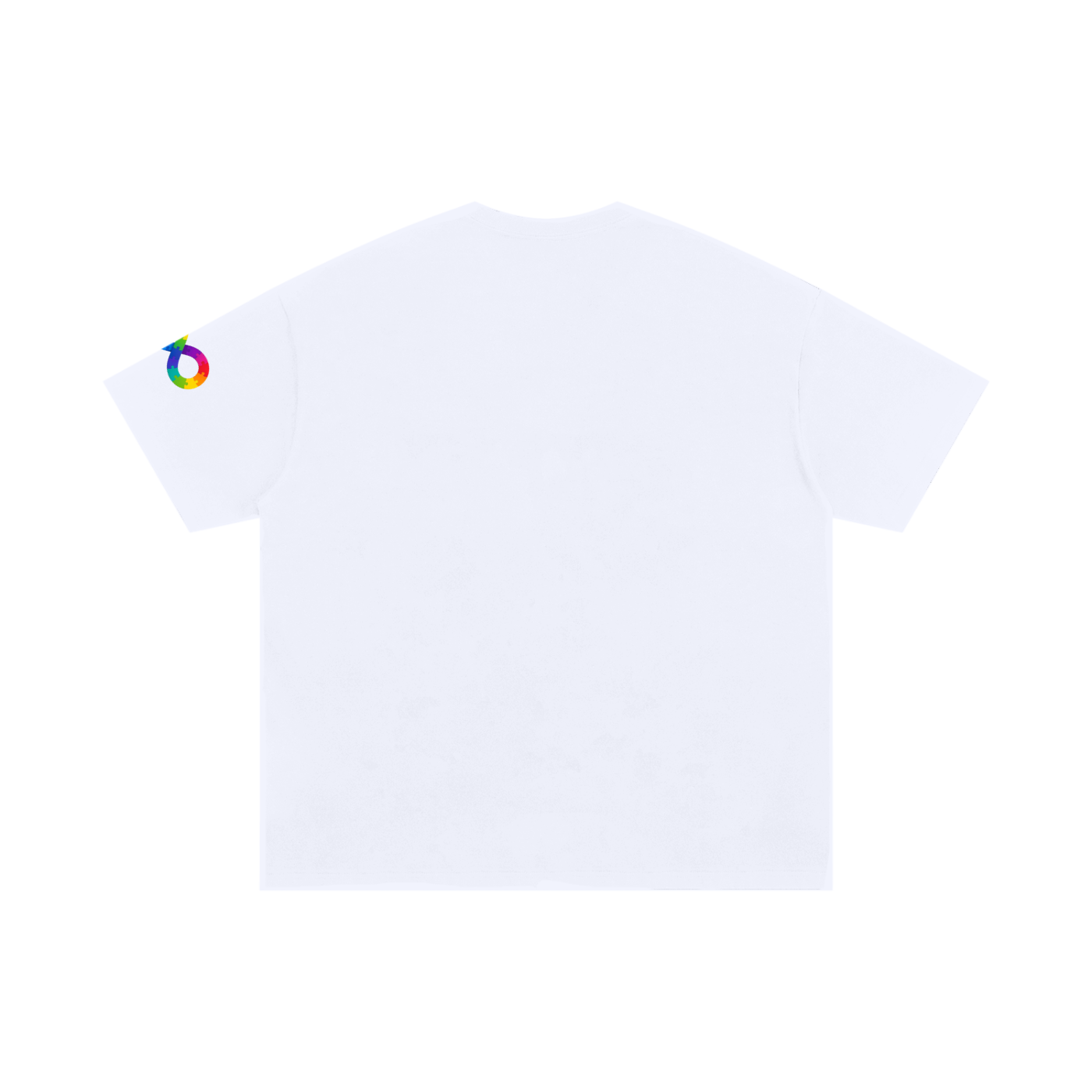 Unisex Oversized Cotton T-Shirt - The Neuro Tee (Sleeve Logo)