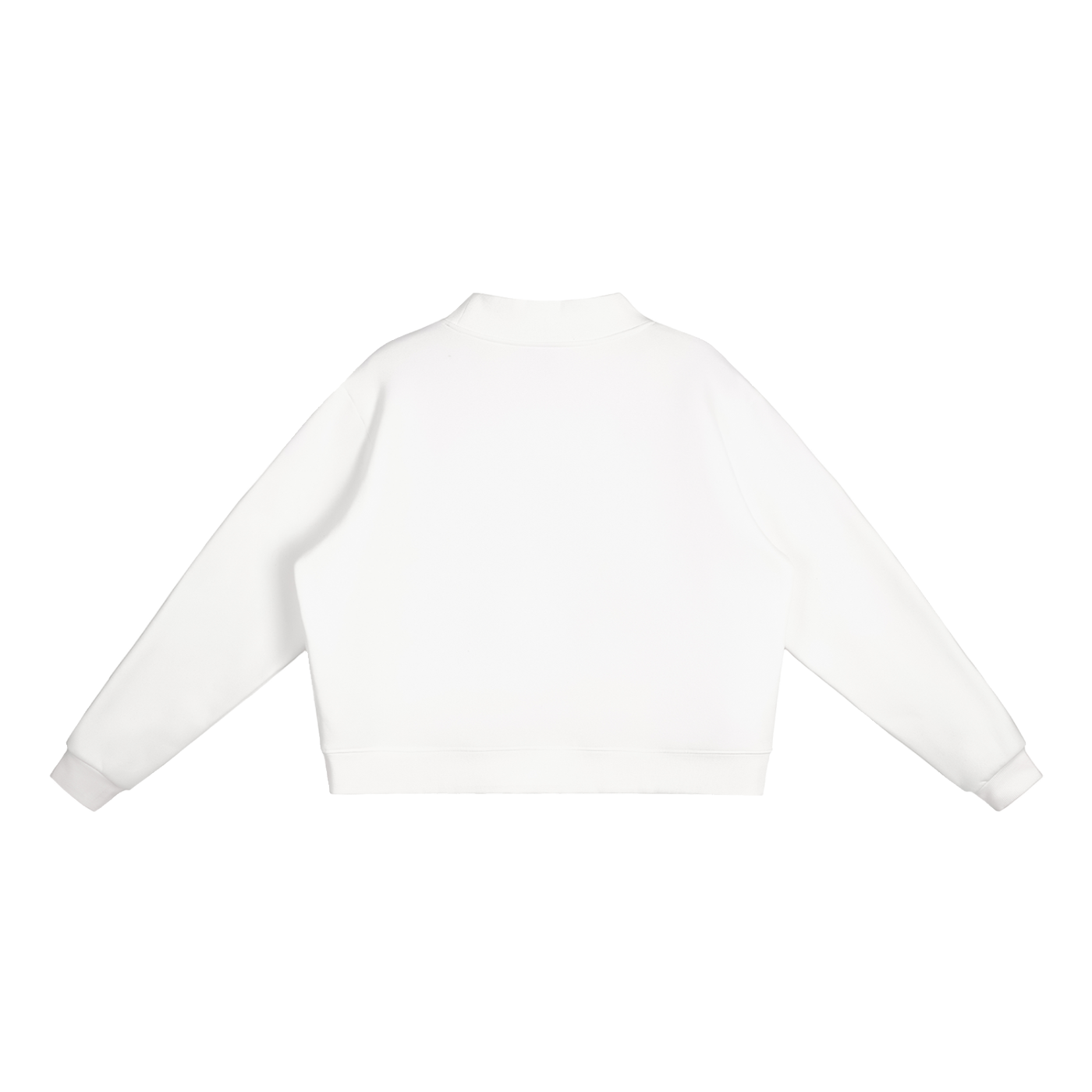 Essential Fleece Mock-Neck Crew Sweatshirt - Central Logo