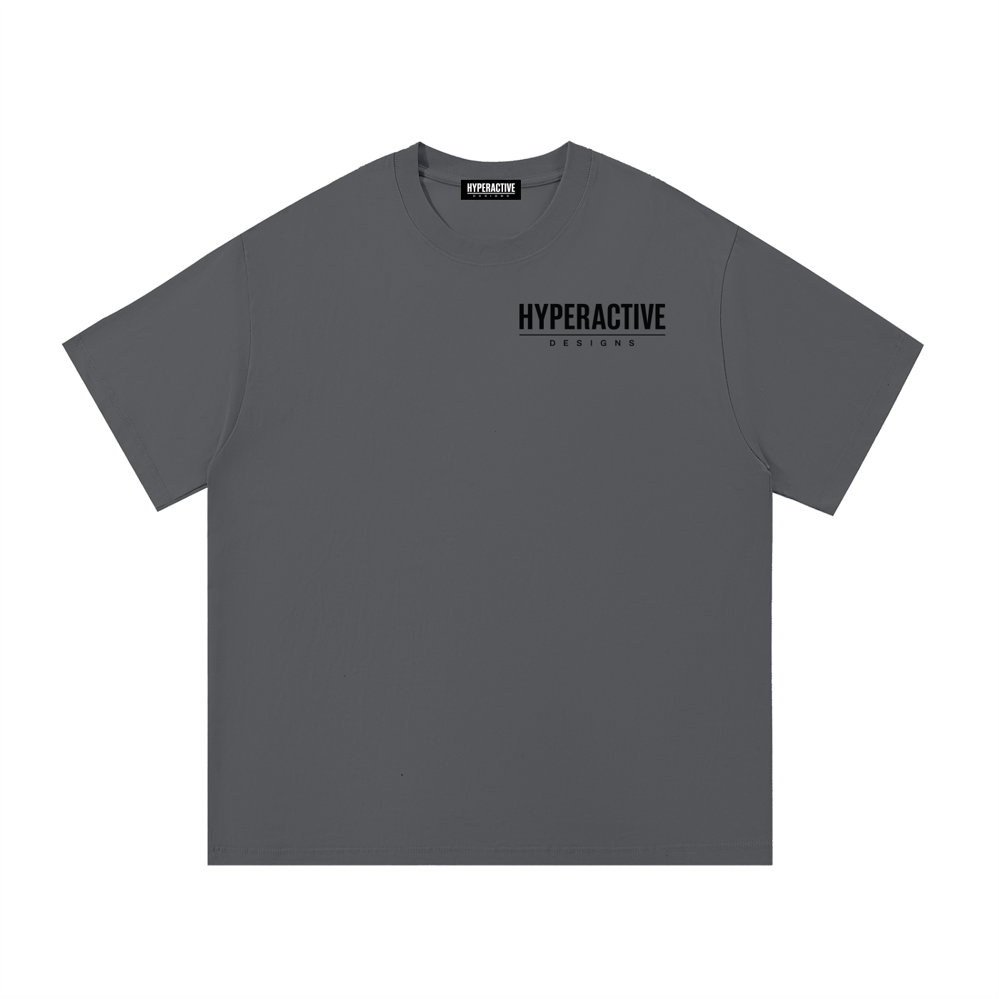 Essential Oversized Cotton T-Shirt - Left chest logo