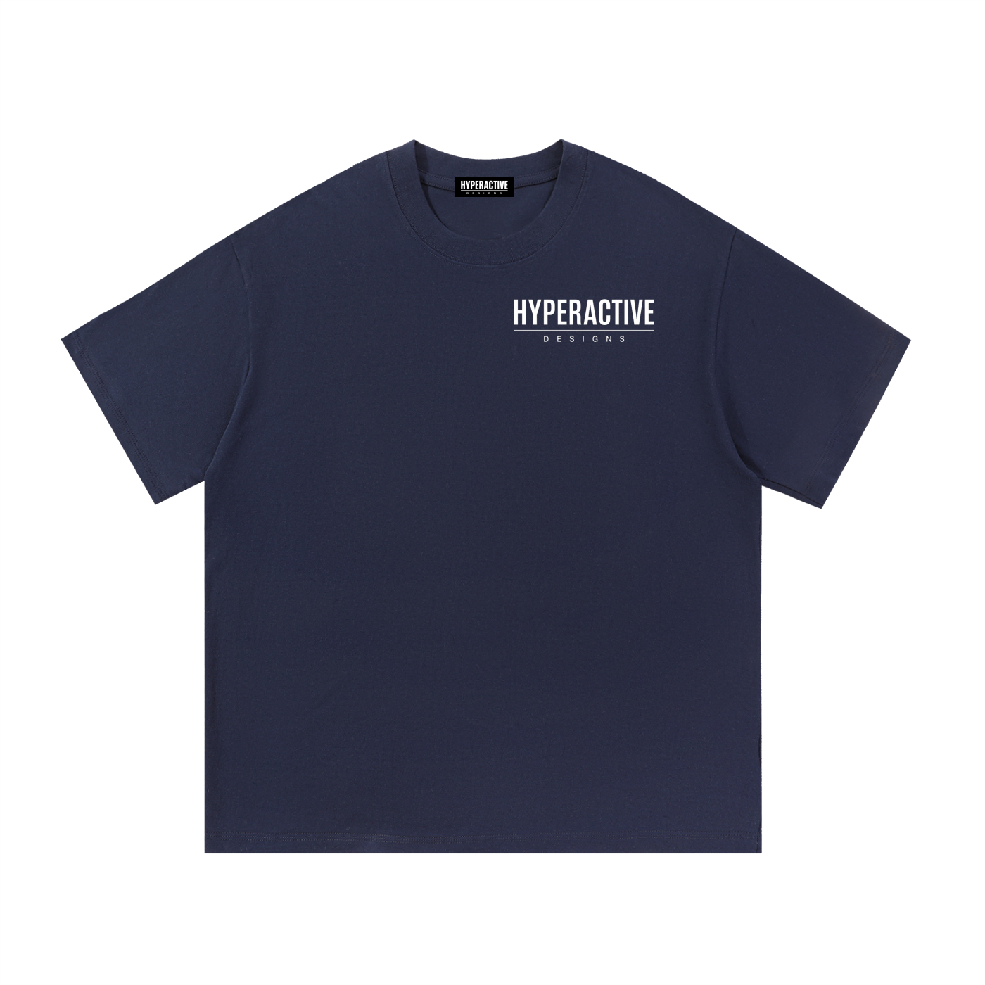 Essential Oversized Cotton T-Shirt - Left chest logo
