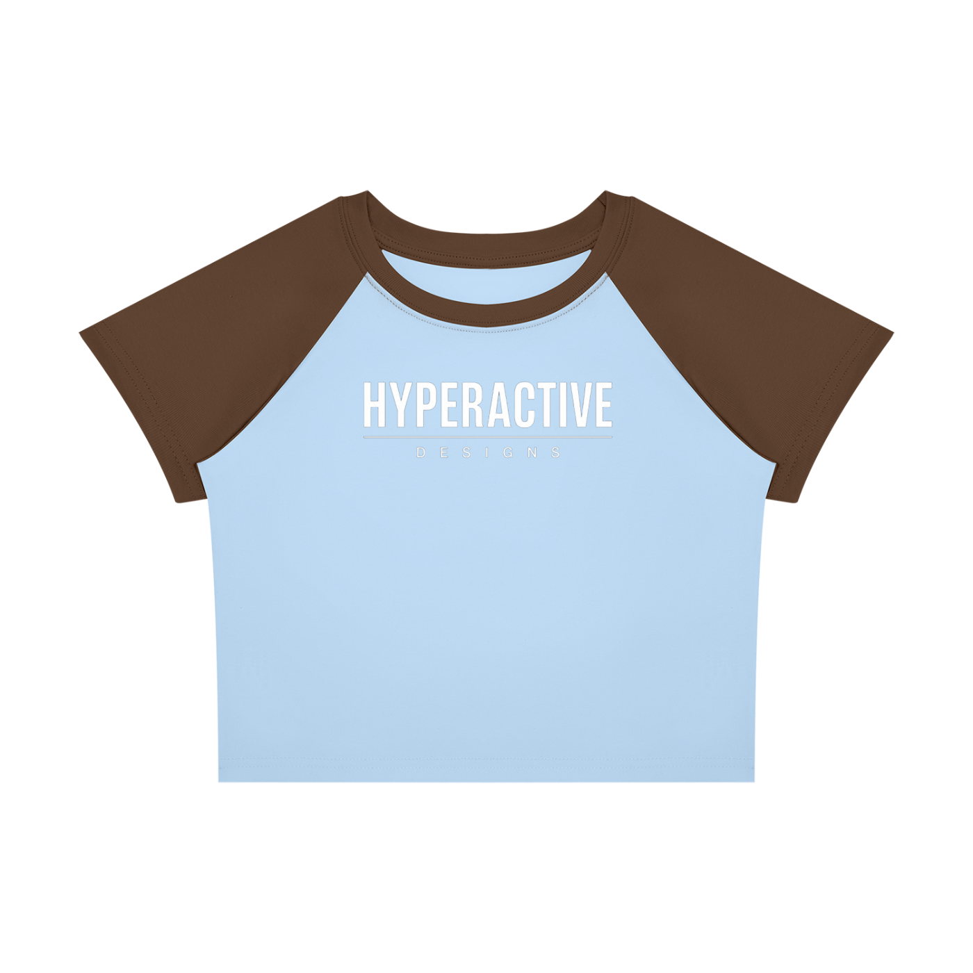 Women’s Slim Fit Raglan Color Block Baby T-Shirt