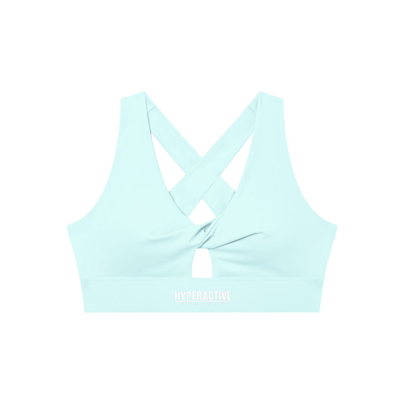 Women's Twist Front V-Neck Sports Bra