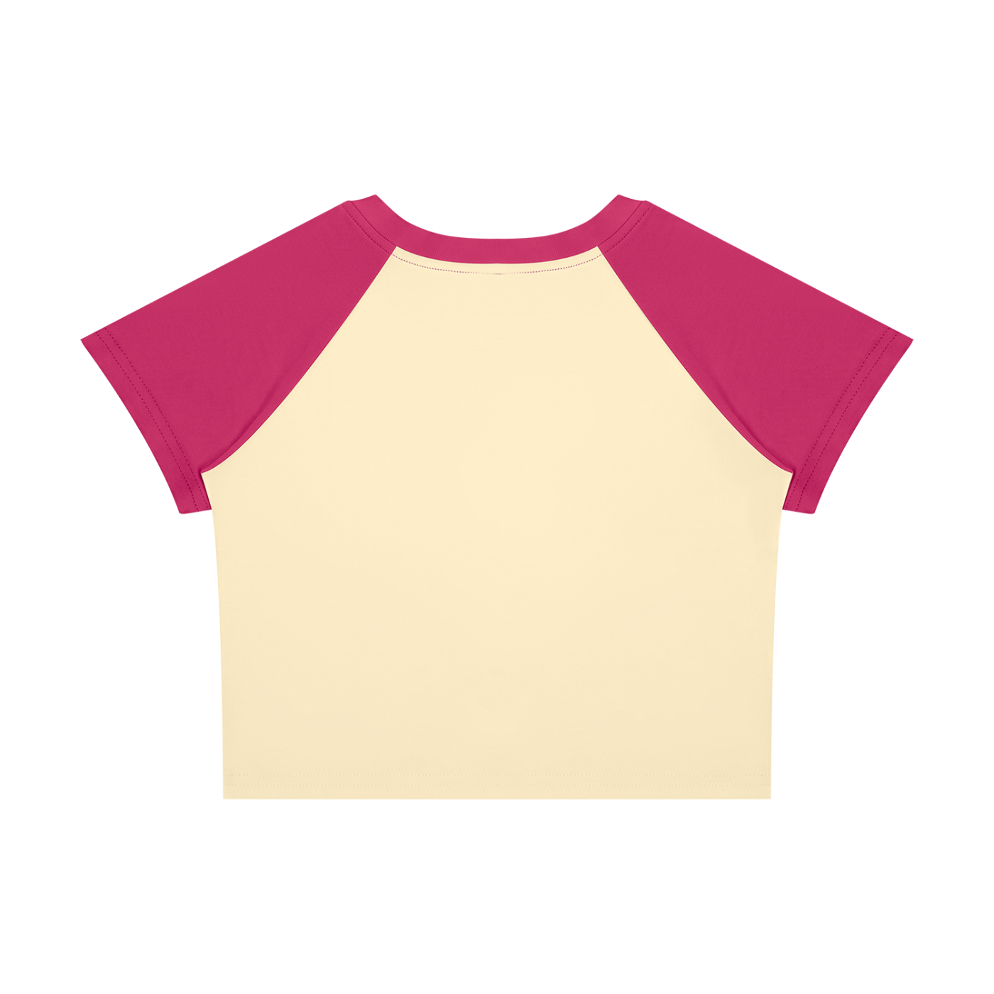 Women’s Slim Fit Raglan Color Block Baby T-Shirt