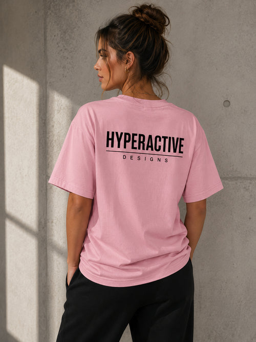 Essential Oversized Cotton T-Shirt - Central logo