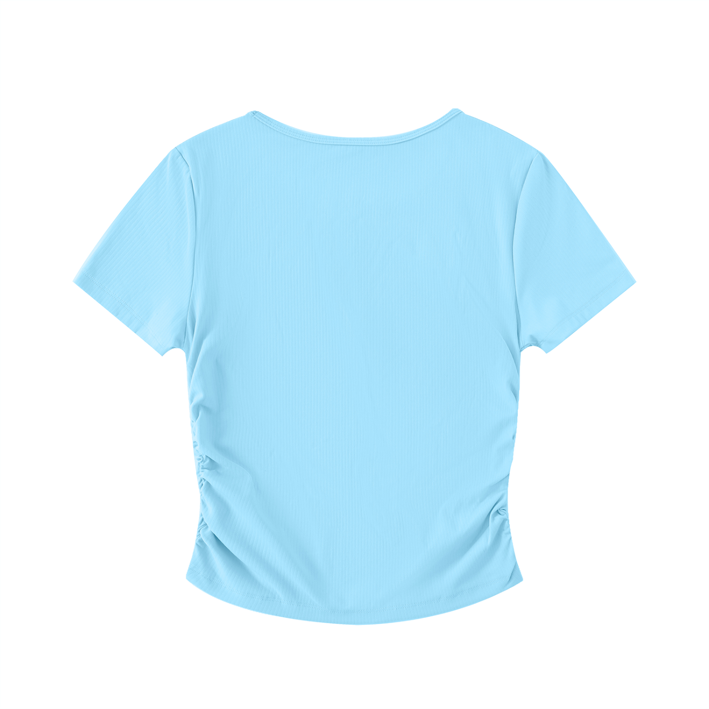 Women's Ruched Bodycon Crop Top