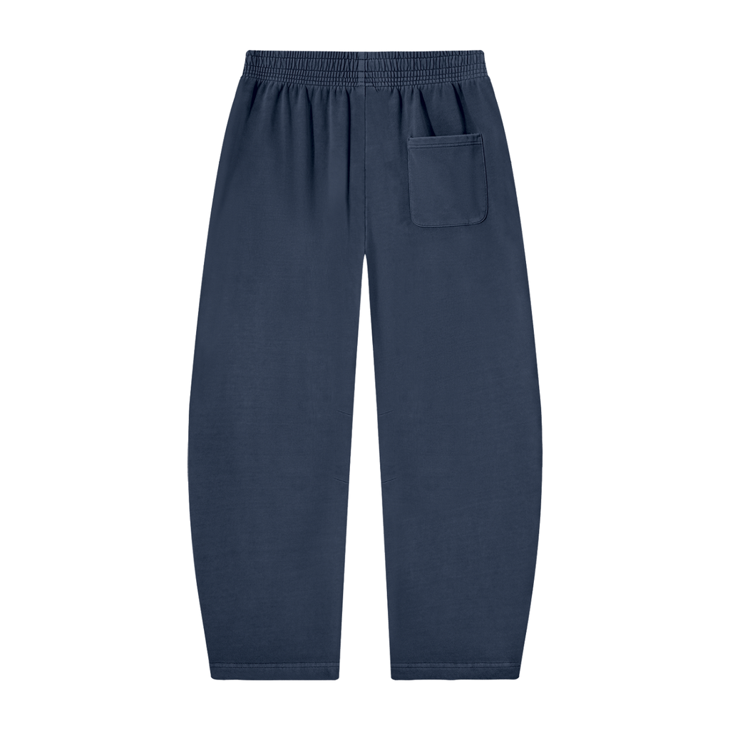 Unisex Vintage Washed Barrel Leg Sweatpants