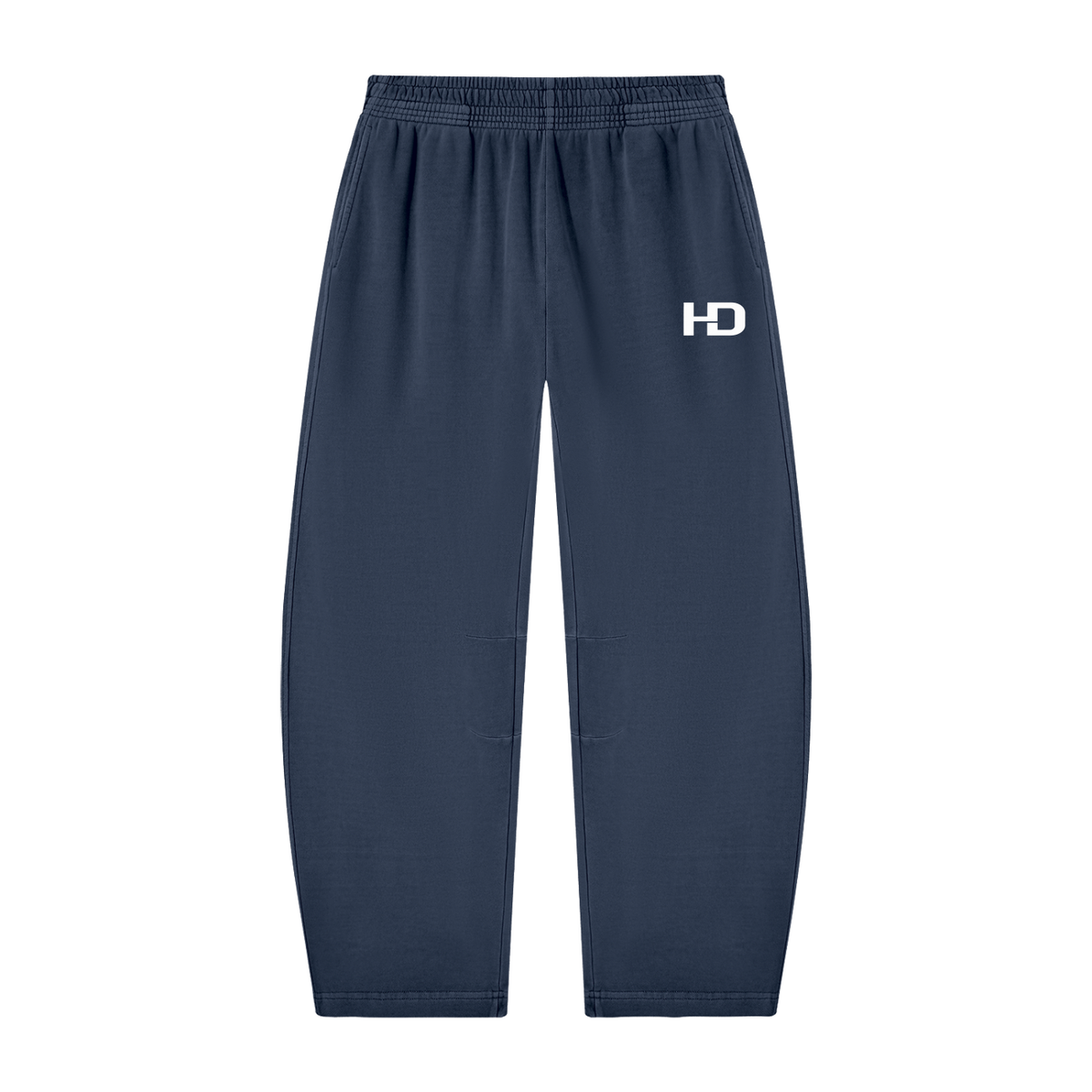 Unisex Vintage Washed Barrel Leg Sweatpants