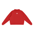 Essential Fleece Mock-Neck Crew Sweatshirt - Central Logo