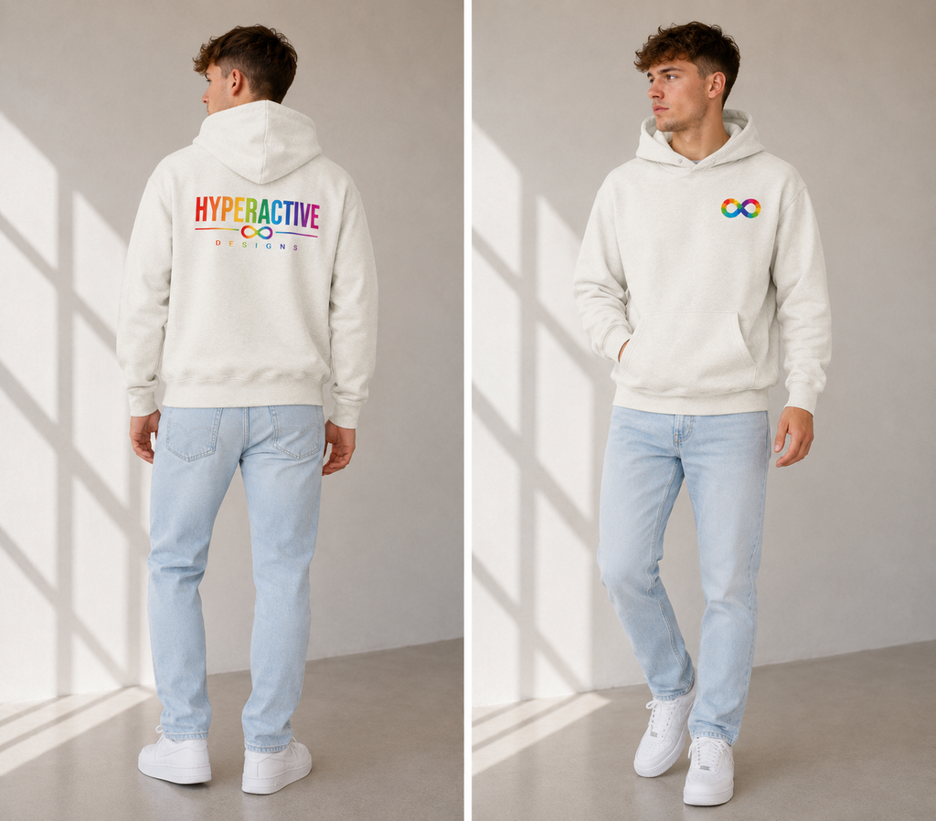 The Oversized Rainbow Hoodie