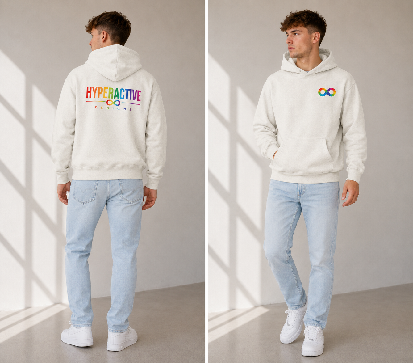 The Oversized Rainbow Hoodie