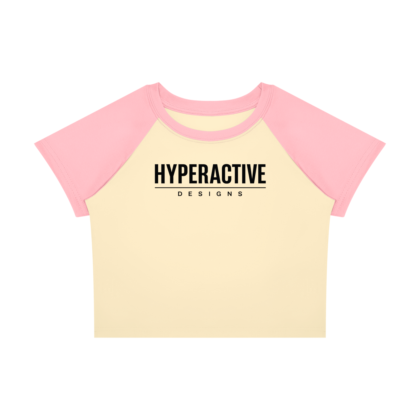 Women’s Slim Fit Raglan Color Block Baby T-Shirt