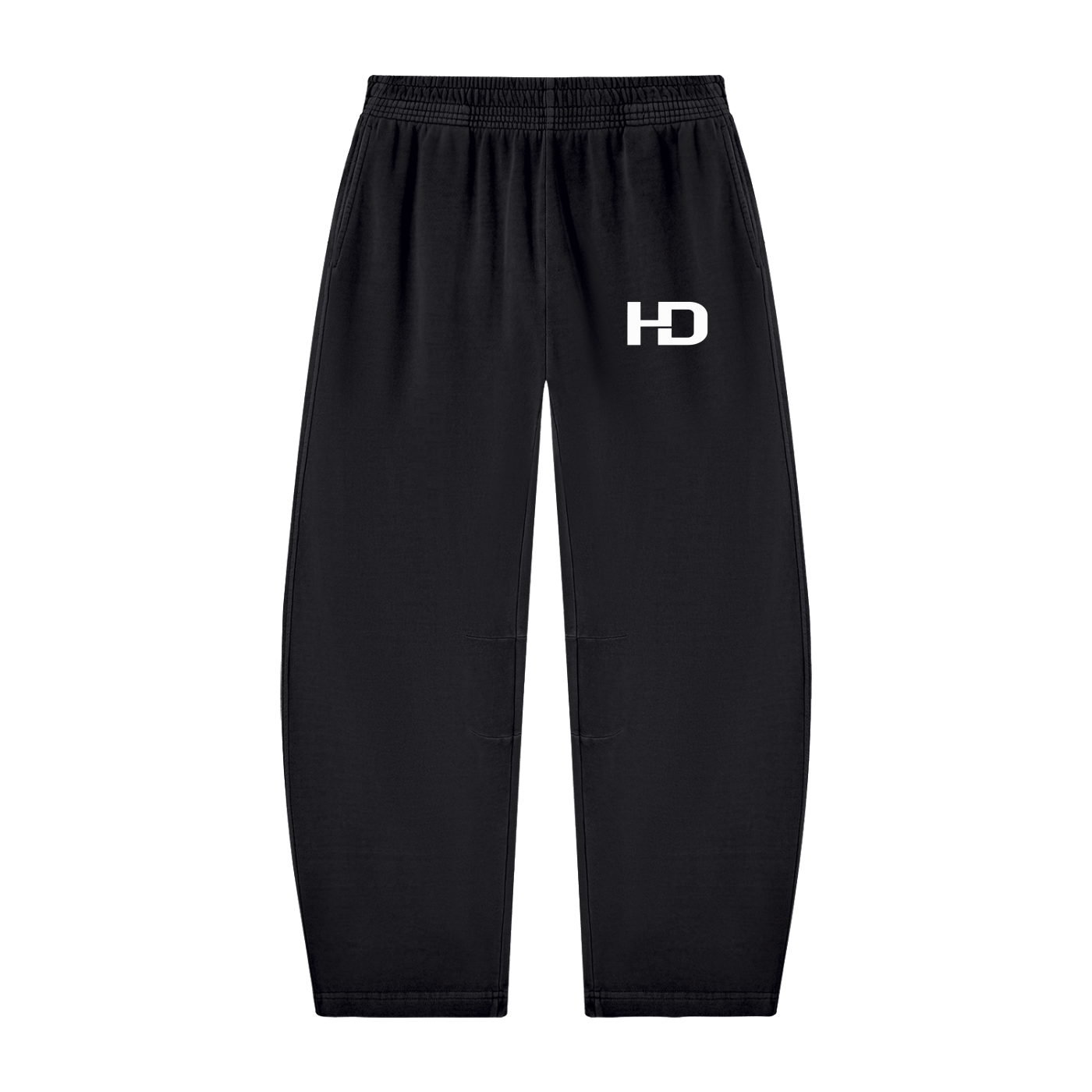 Unisex Vintage Washed Barrel Leg Sweatpants