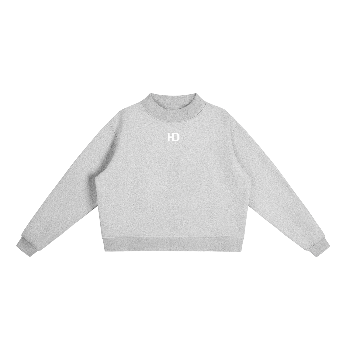 Essential Fleece Mock-Neck Crew Sweatshirt - Central Logo