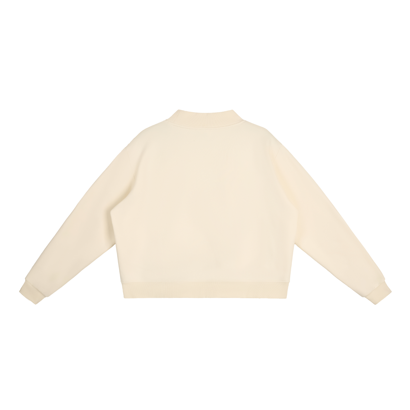 Essential Fleece Mock-Neck Crew Sweatshirt - Central Logo