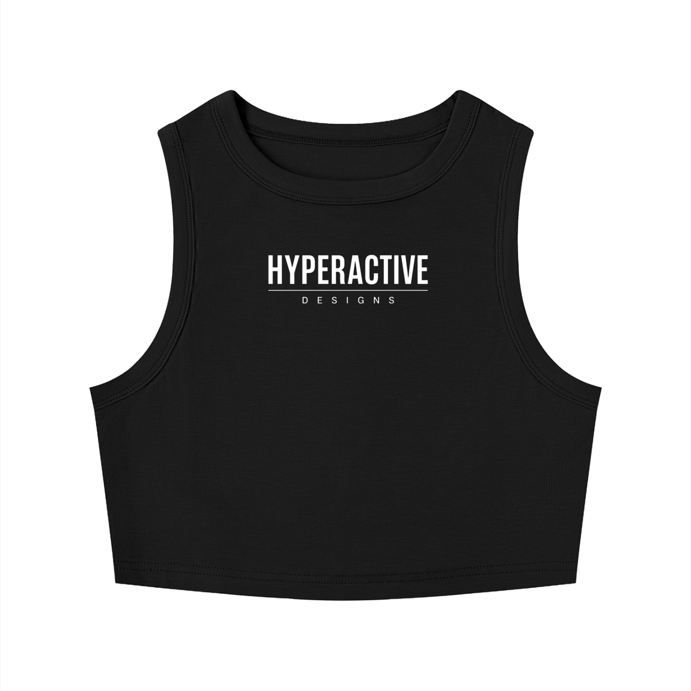 Women's Tight Crewneck Crop Tank Top