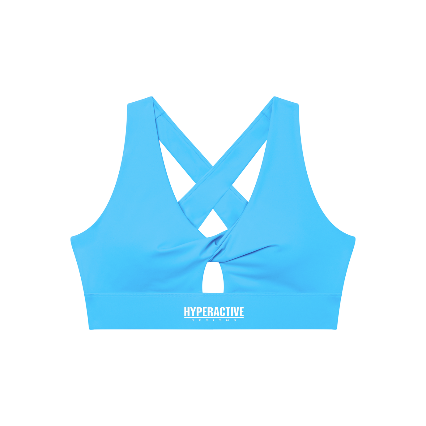 Women's Twist Front V-Neck Sports Bra