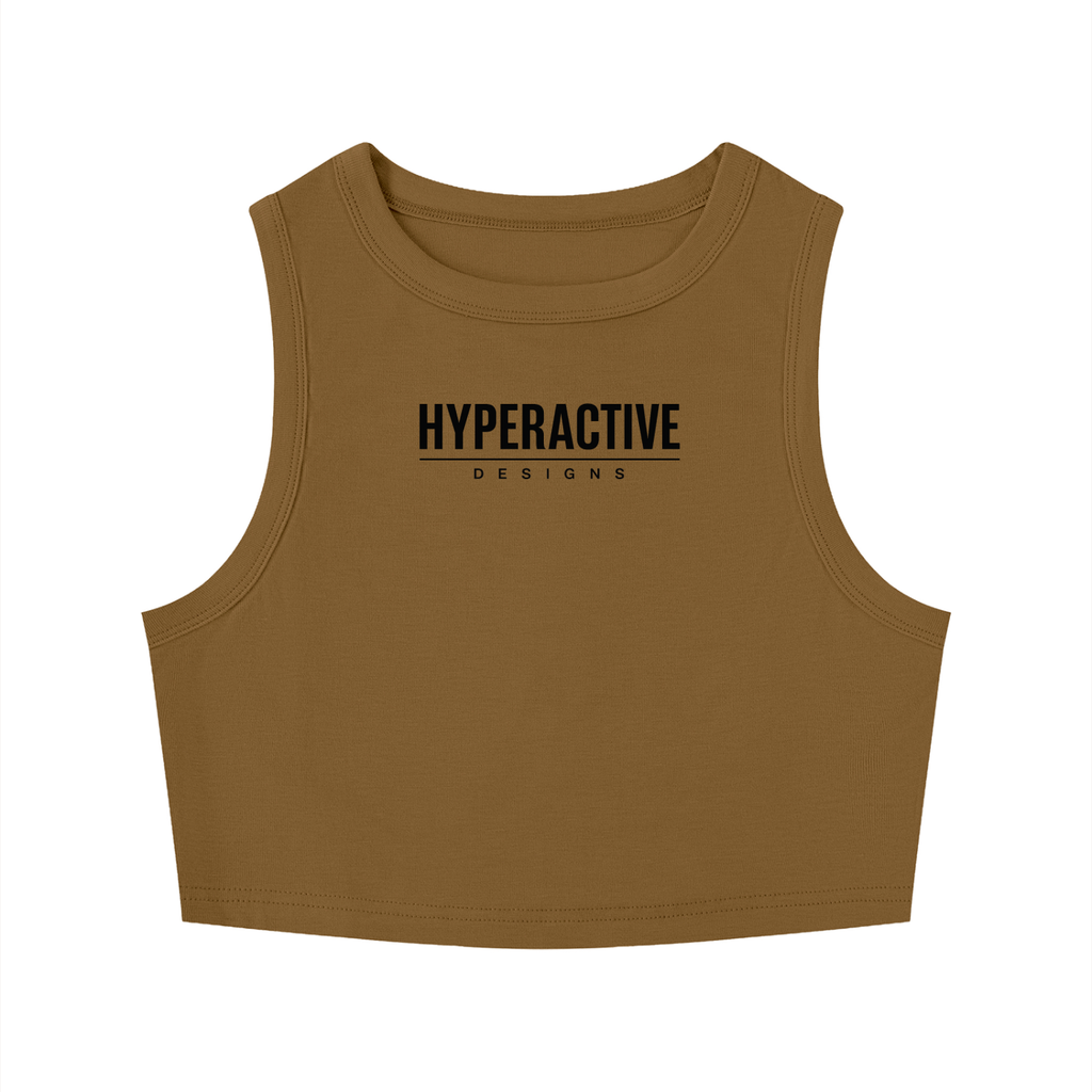 Women's Tight Crewneck Crop Tank Top