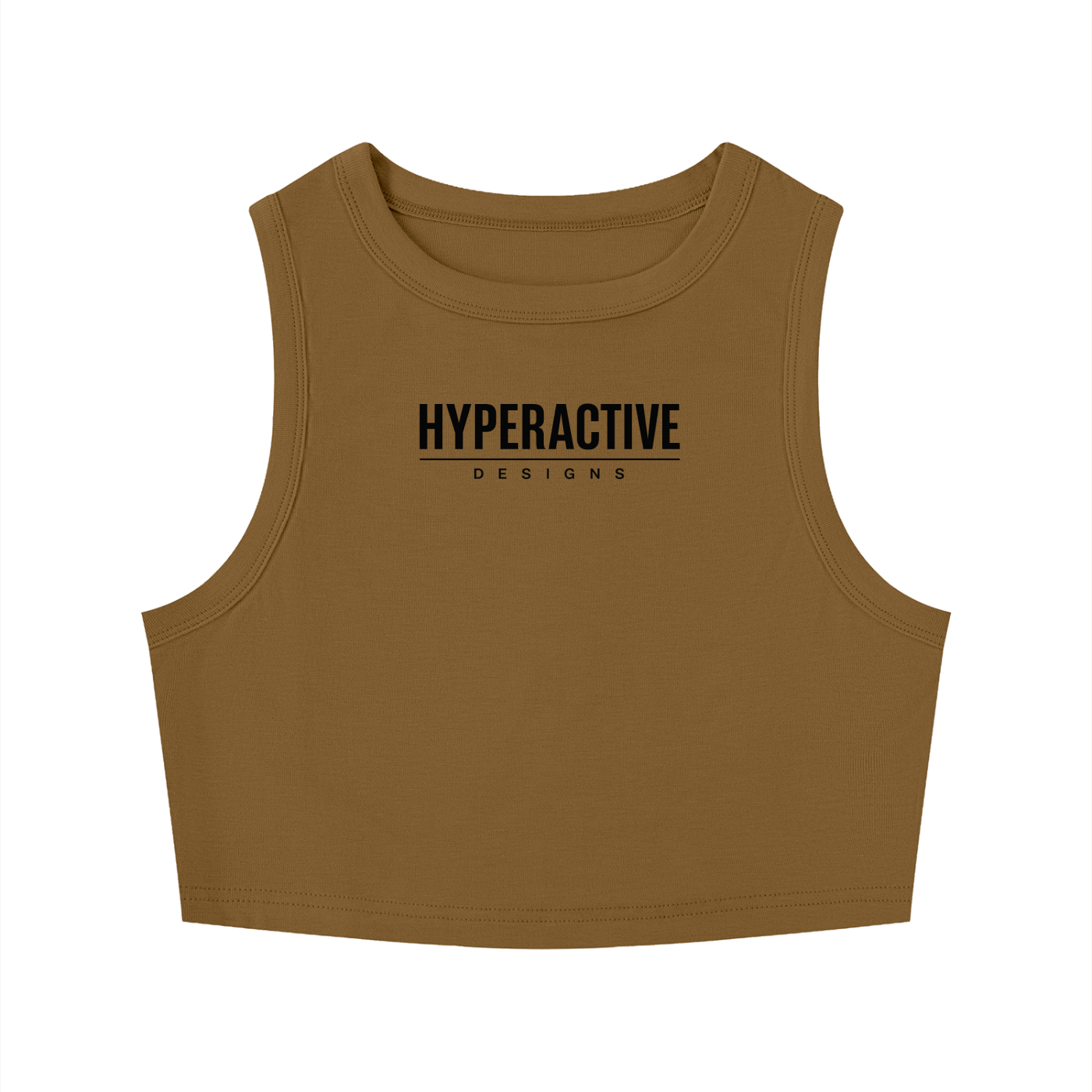 Women's Tight Crewneck Crop Tank Top