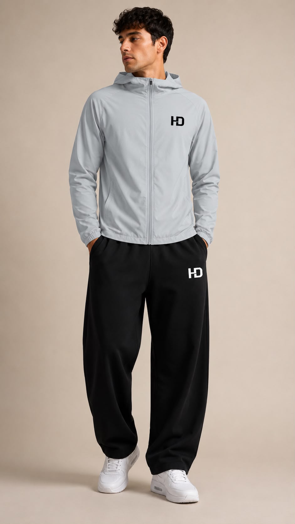Soft Hooded Sports Jacket