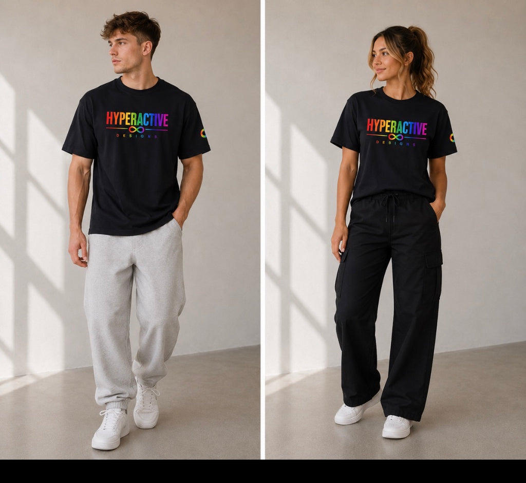 The Oversized Neuro Tee (Sleeve Logo)