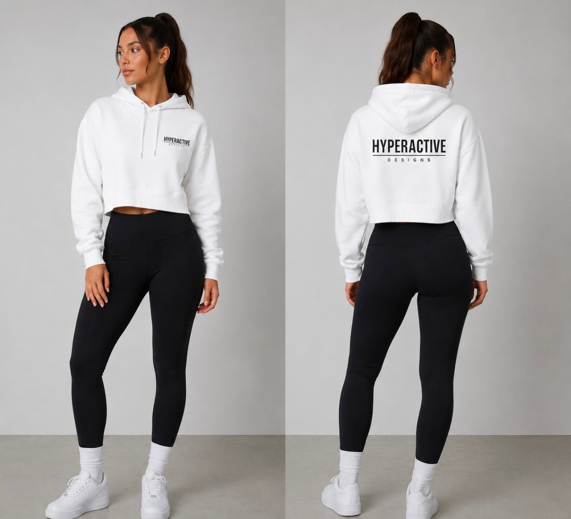 Womens Cropped Hoodie