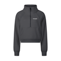 Cropped Half-Zip Sweatshirt