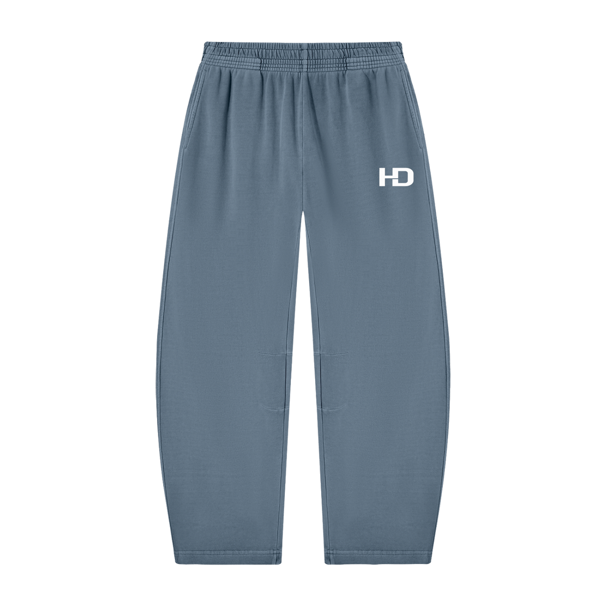Unisex Vintage Washed Barrel Leg Sweatpants