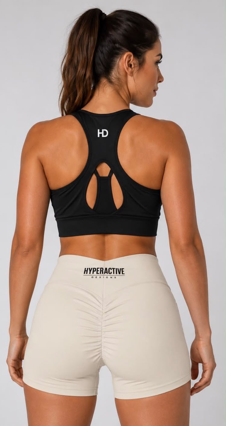 Women’s Cropped Zip Yoga Sports Bra