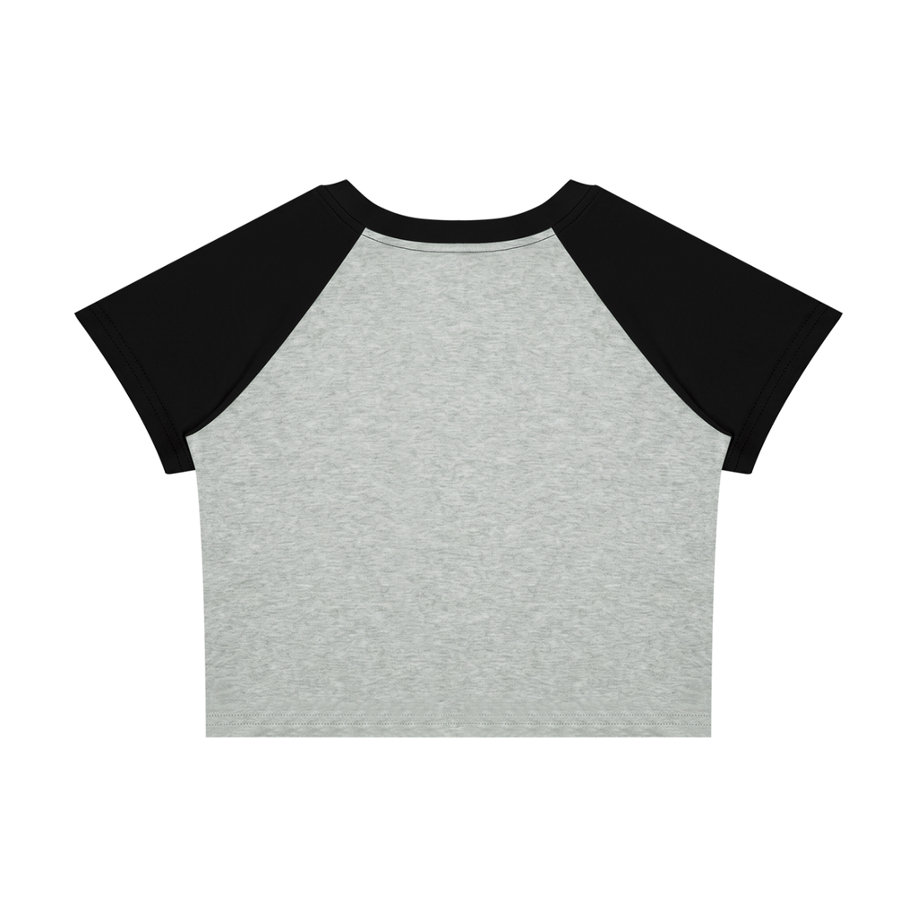 Women’s Slim Fit Raglan Color Block Baby T-Shirt