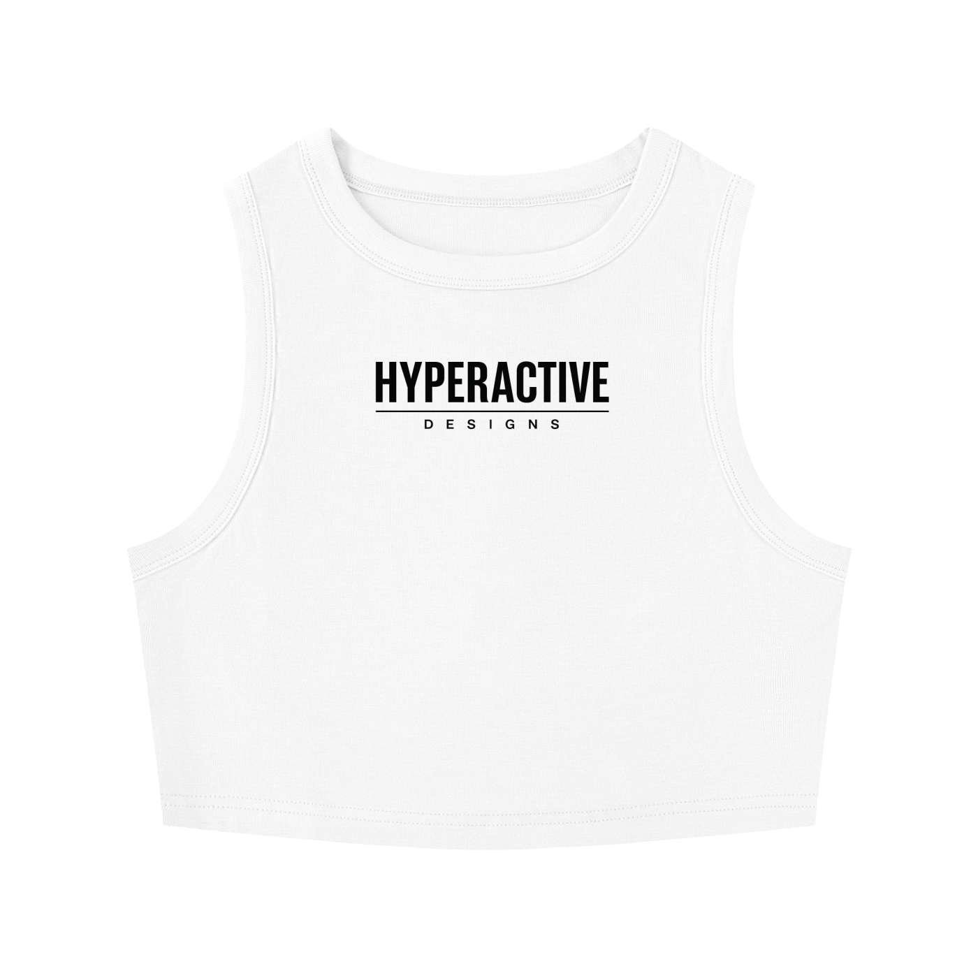 Women's Tight Crewneck Crop Tank Top