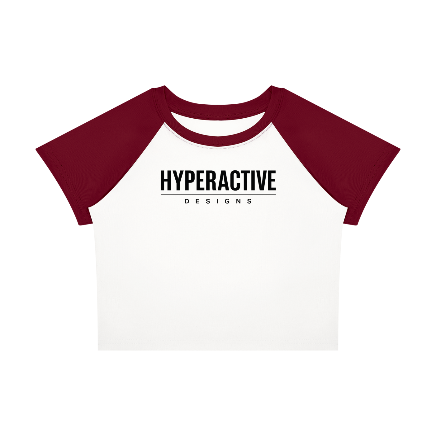 Women’s Slim Fit Raglan Color Block Baby T-Shirt