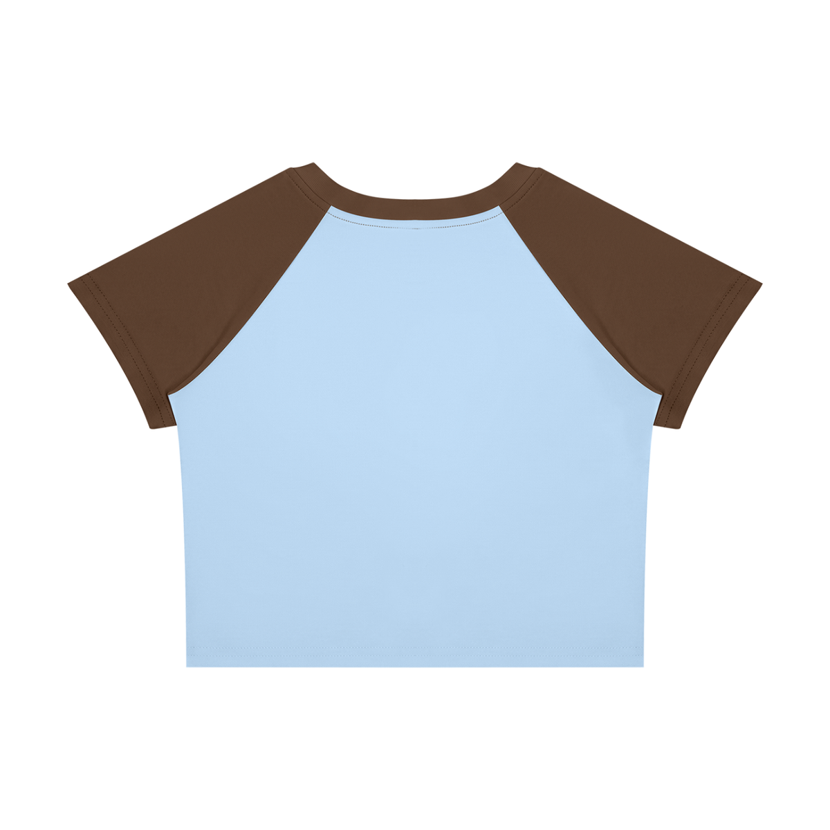Women’s Slim Fit Raglan Color Block Baby T-Shirt