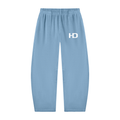 Unisex Vintage Washed Barrel Leg Sweatpants