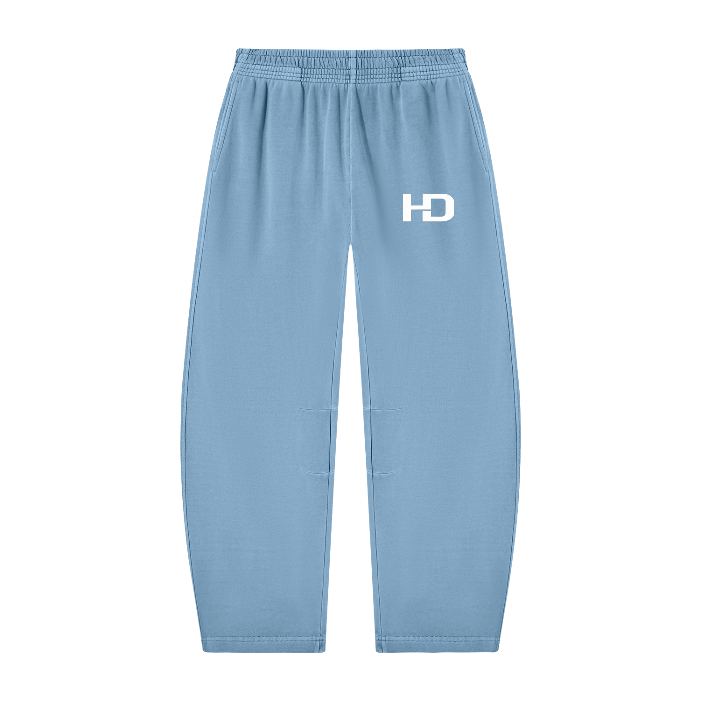 Unisex Vintage Washed Barrel Leg Sweatpants
