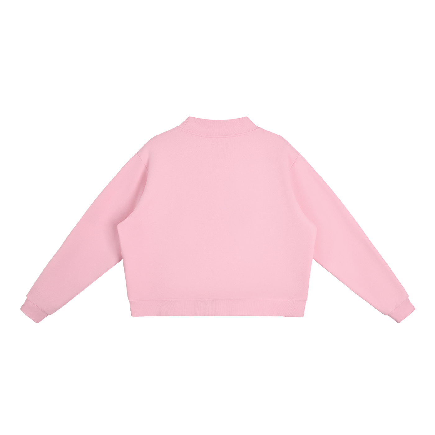 Essential Fleece Mock-Neck Crew Sweatshirt - Central Logo