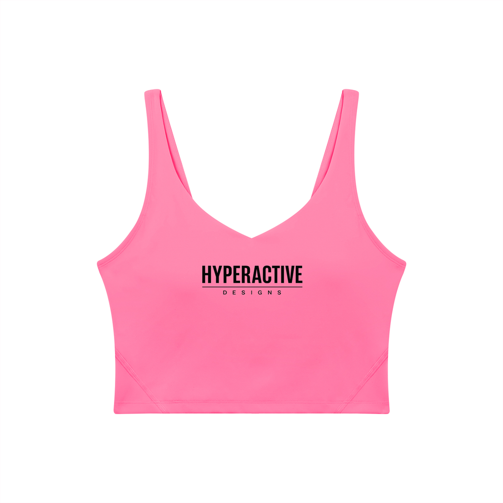 Women's V-Neck Yoga Sports Bra