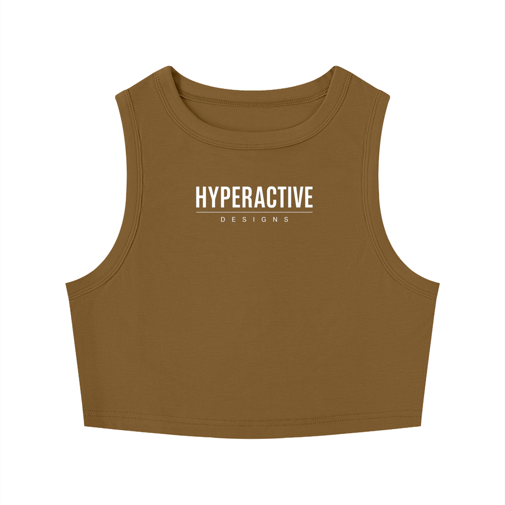 Women's Tight Crewneck Crop Tank Top