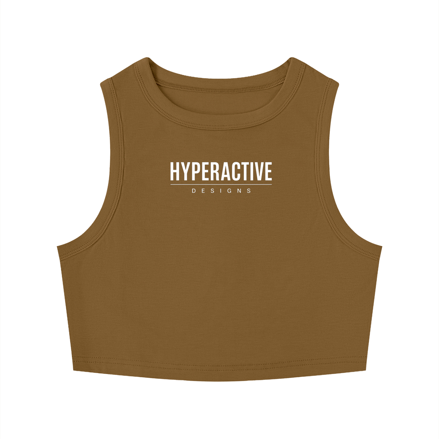 Women's Tight Crewneck Crop Tank Top