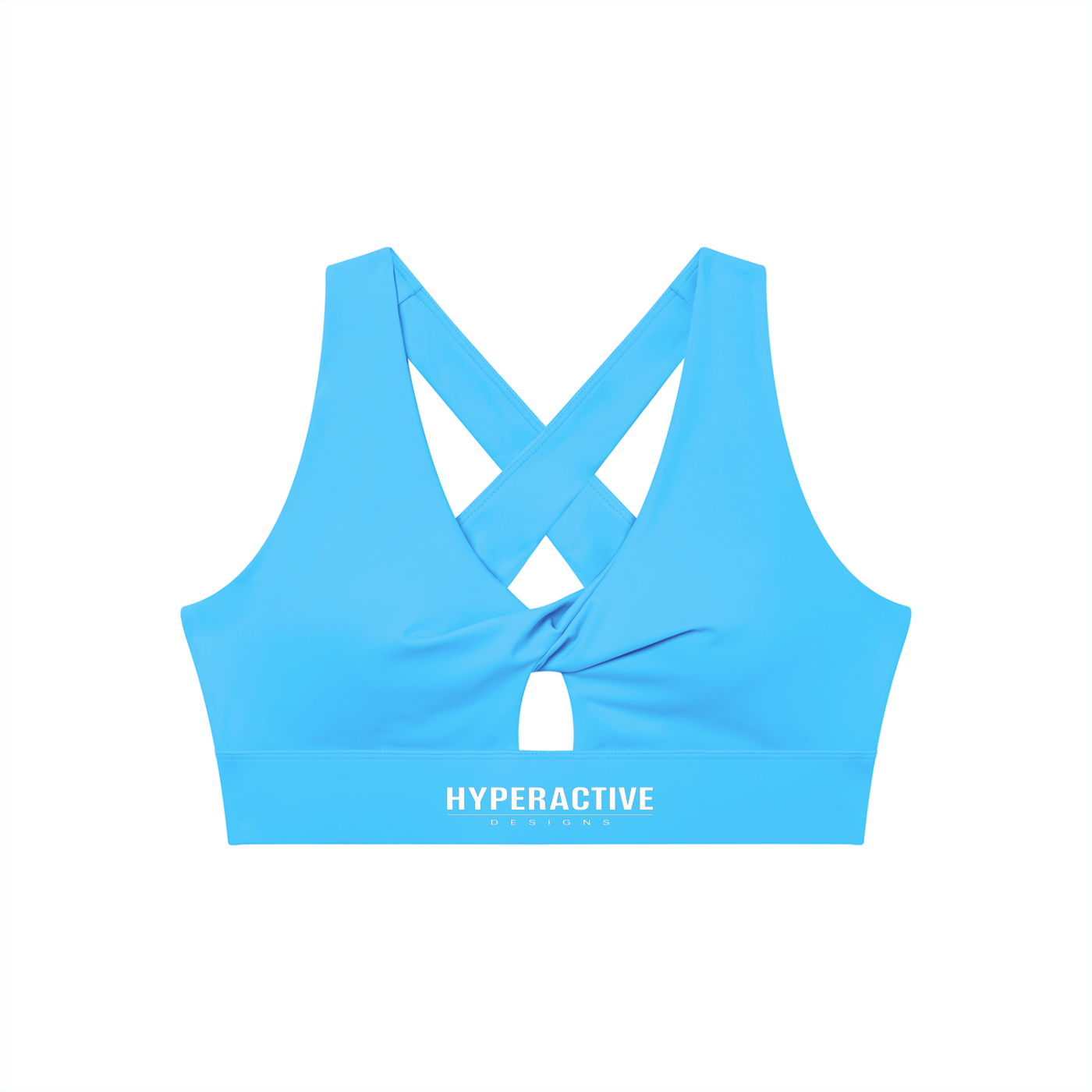 Women's Twist Front V-Neck Sports Bra