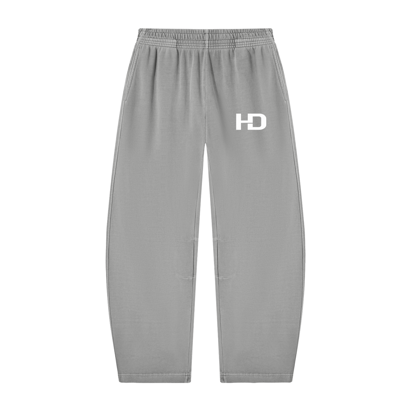 Unisex Vintage Washed Barrel Leg Sweatpants