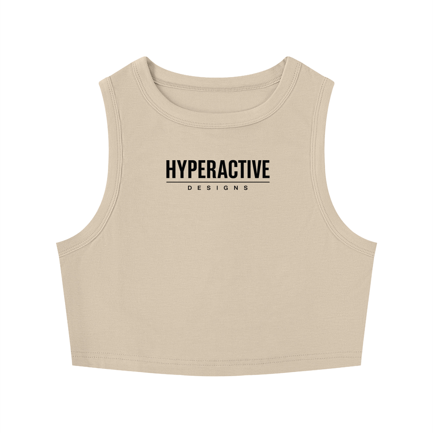 Women's Tight Crewneck Crop Tank Top