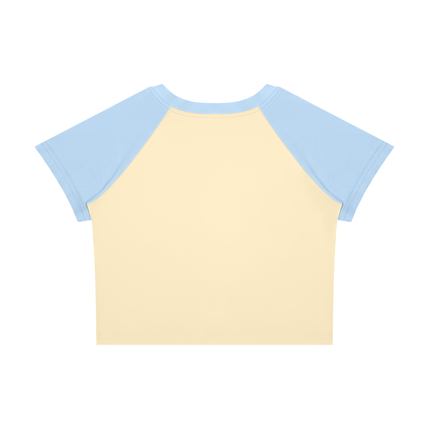 Women’s Slim Fit Raglan Color Block Baby T-Shirt