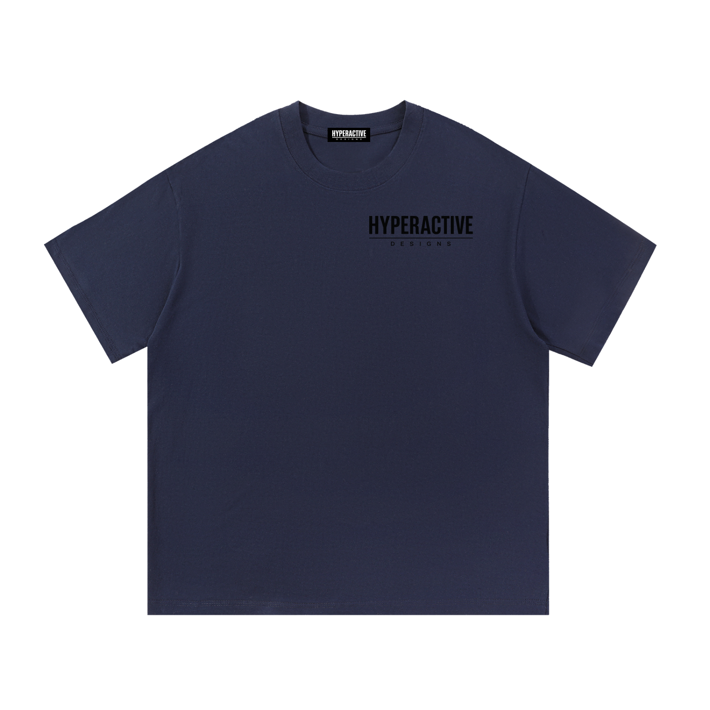 Essential Oversized Cotton T-Shirt - Left chest logo
